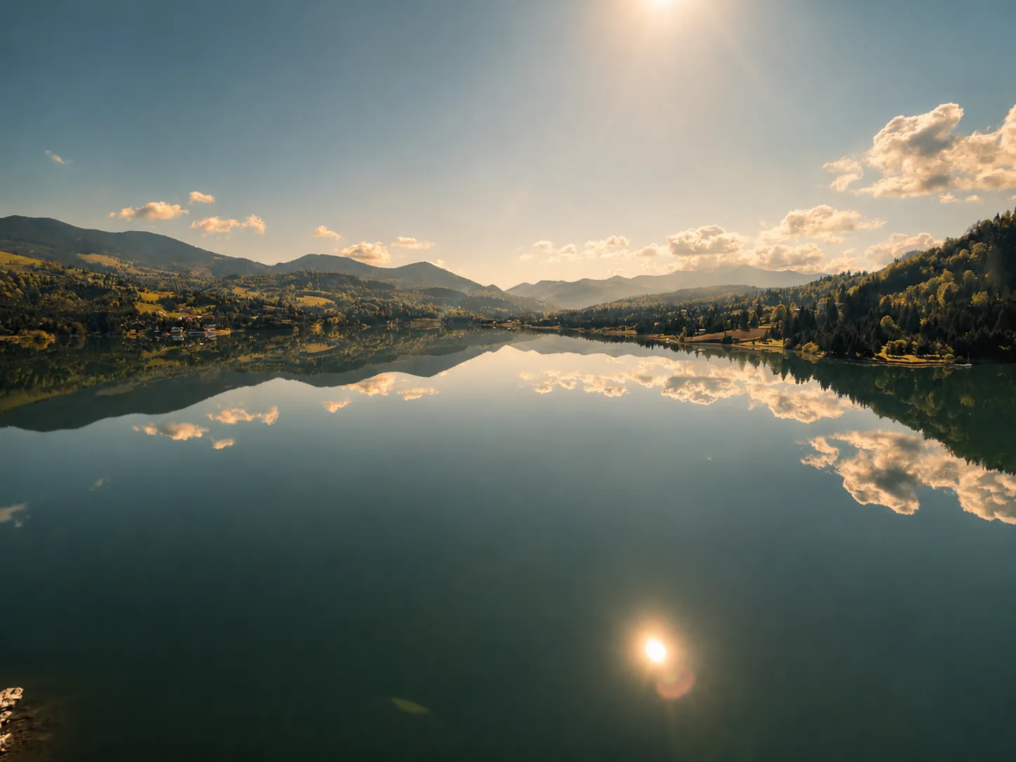 Paddleboarding pe lac